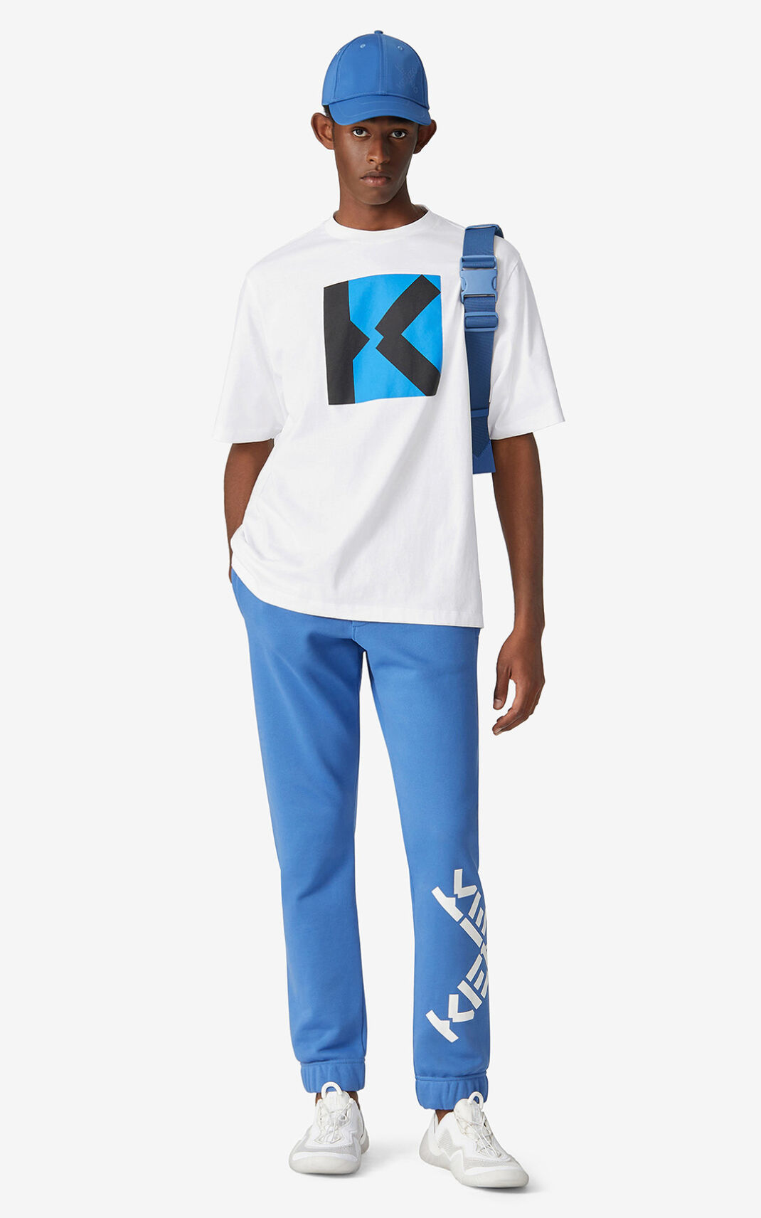 Kenzo Sport Big X Joggers Blue For Mens 5426KBDCS